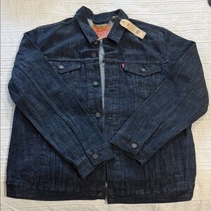 NWT XL - Levi's Men's Dark Indigo Denim Jacket